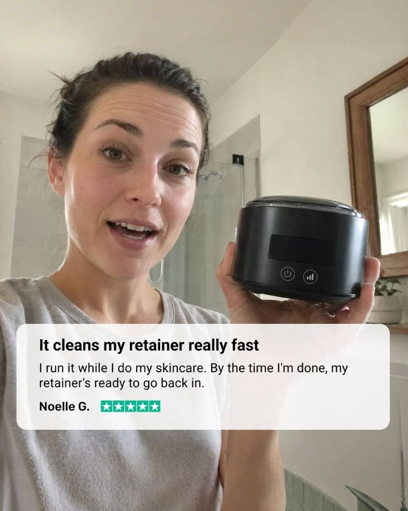 DentaSonic Pro ultrasonic retainer cleaner overview